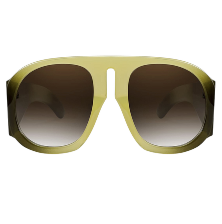 Oversized sunglasses Khaki