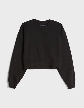 Long sleeve sweater - Sweatshirts and Hoodies - Woman | Bershka