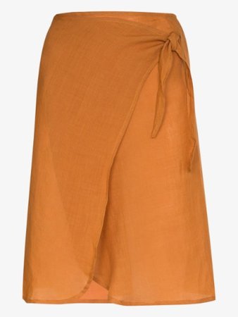 Anemone Femme high waist wrap skirt | Browns
