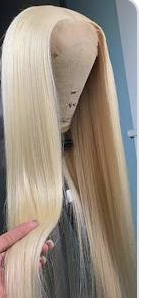 blonde wig