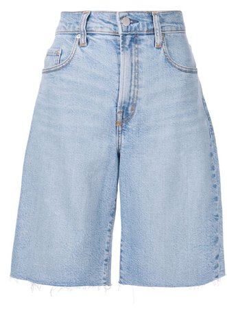 Bermuda jean shorts