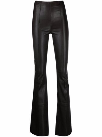 REMAIN Bootcut Leather Trousers - Farfetch