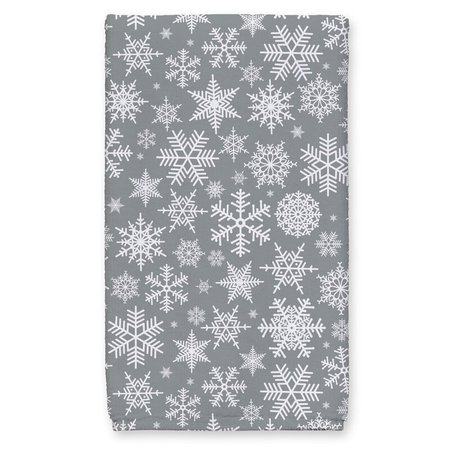 The Holiday Aisle Snowflake Pattern - Grey Tea Towel | Wayfair.ca