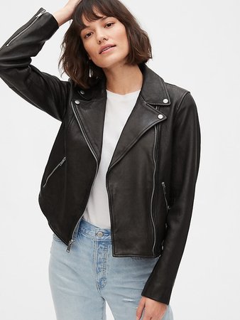 Leather Moto Jacket | Gap