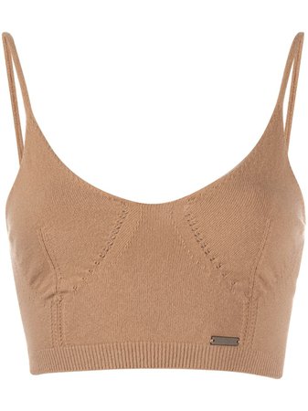 Dsquared2 knitted-construction crop top - FARFETCH