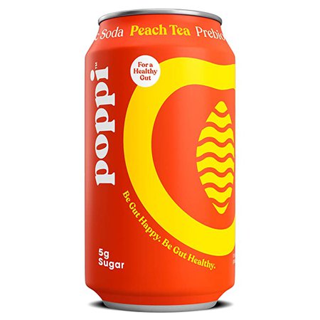 Amazon.com : poppi A Healthy Sparkling Prebiotic Soda, w/ Real Fruit Juice, Gut Health & Immunity Benefits, 12pk 12oz Cans, Raspberry Rose : Grocery & Gourmet Food