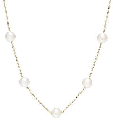 Anissa Kermiche - Frost in May 14kt gold and pearl necklace | Mytheresa