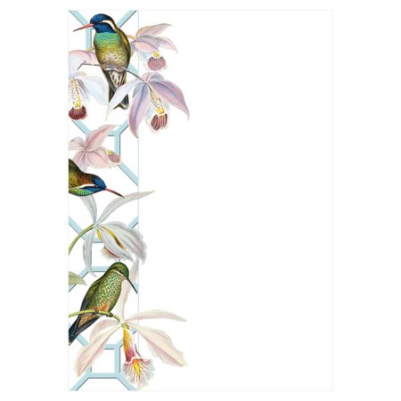 Hummingbird Trellis Invitations - 8 Blank Invitations & 8 Envelopes | NEW | Caspari