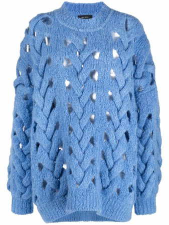 Isabel Marant cut-out detailed jumper - FARFETCH