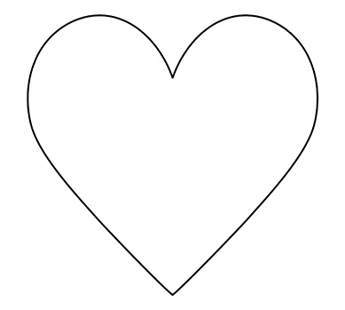 heart shape outline