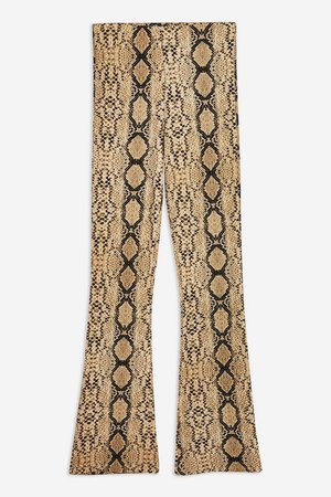 Snake Flared Trousers - New In Fashion - New In - Topshop