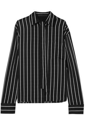 Striped matte-satin shirt | HAIDER ACKERMANN | Sale up to 70% off | THE OUTNET