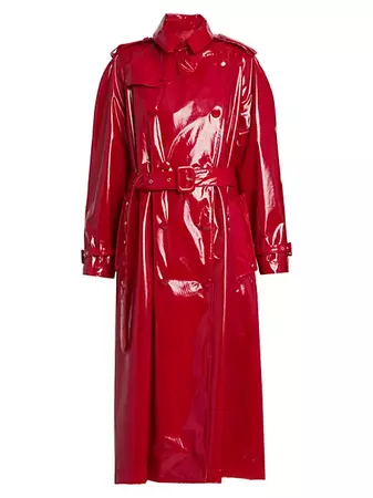 Shop Dolce&Gabbana Laminated Trench Coat | Saks Fifth Avenue