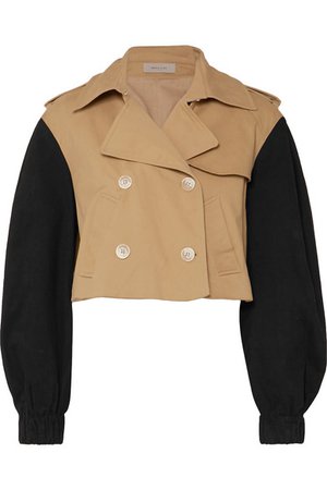 Preen Line | Ara cropped cotton-twill jacket | NET-A-PORTER.COM
