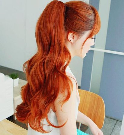 orange ponytail - Google Search