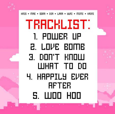 8-BIT 'PRESS START' Tracklist