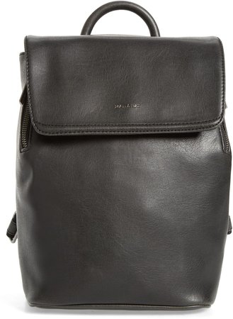 Mini Fabi Faux Leather Backpack