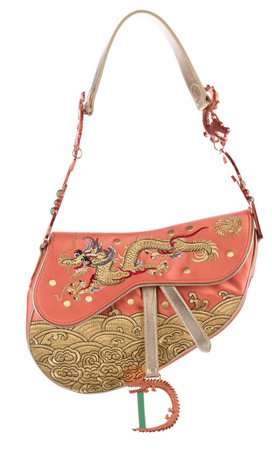Limited Edition Christian Dior China and India Saddle Bags