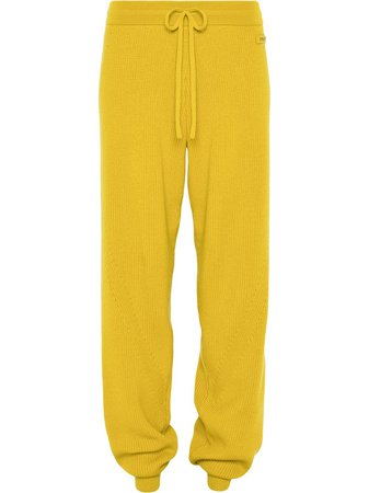 Yellow FENTY Knit track pants R0274W2CL700 - Farfetch