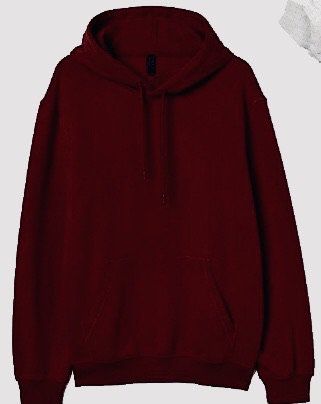 dark red hoodie