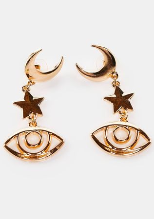 Fate And Fortune Drop Earrings – Dolls Kill