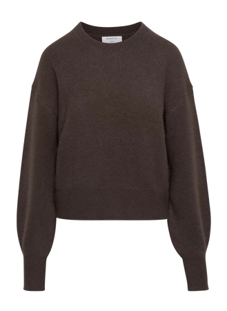 brown cashmere sweater