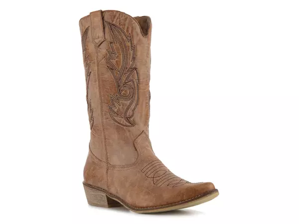 Coconuts Gaucho Two Tone Cowboy Boot - Free Shipping | DSW