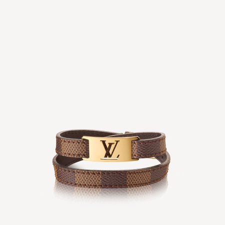 LV sign it bracelet brown
