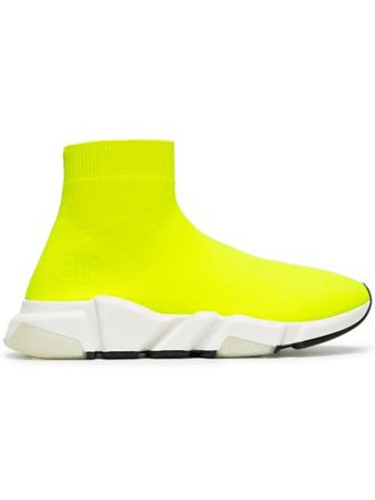 Balenciaga yellow Speed neon knitted sneakers £378 - Buy Online - Mobile Friendly, Fast Delivery
