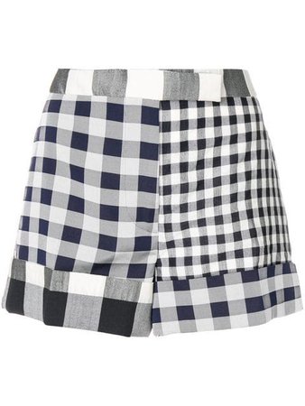Thom Browne Fun-Mix Gingham Check Mini Short $450 - Shop SS19 Online - Fast Delivery, Price