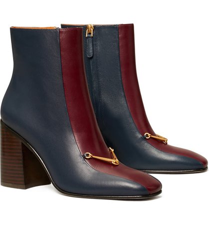Tory Burch Equestrian Link Ankle Boot (Women) | Nordstrom