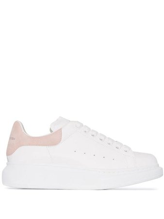 Alexander McQueen White Chunky Leather Low-top Sneakers | Farfetch.com