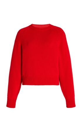 Exclusive Knit Cotton-Cashmere Raglan Sweater By High Sport | Moda Operandi