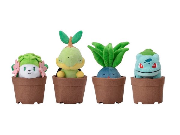 grass type pokemon planters