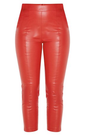 red leather pants