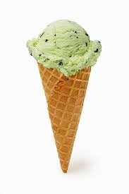 mint chocolate chip ice cream cone - Google Search