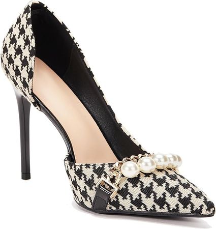 Amazon.com | stylewe Velvet Heels for Women, Dressy High Heels with Twist Bow Knot, Stiletto Heels for Women | Shoes