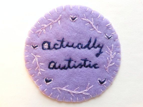 actually autistic patch