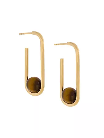 Astley Clarke Marcel Oval Hoop Earrings - Farfetch
