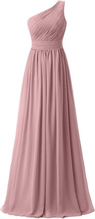 Amazon.com: Ever Girl Women's Bridesmaid Chiffon Prom Dresses Long Evening Gowns Blush O2 : Clothing, Shoes & Jewelry
