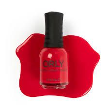 red nail polish