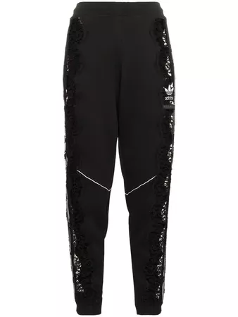 Stella McCartney x adidas lace panel track pants $725 - Shop AW18 Online - Fast Delivery, Price
