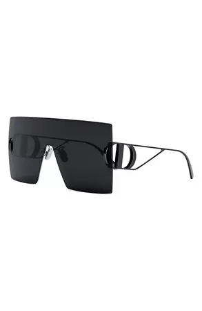 DIOR 30Montaigne M1U 141mm Shield Sunglasses | Nordstrom