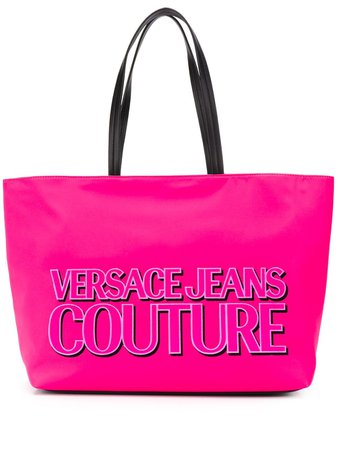 Versace Jeans Couture Logo Print Shopper Tote | Farfetch.com
