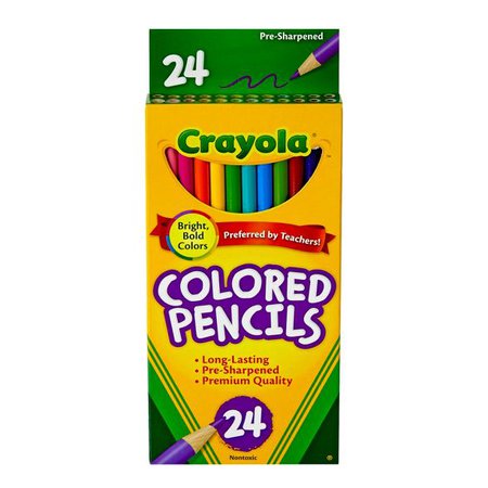 Crayola 24ct Pre-Sharpened Colored Pencils : Target