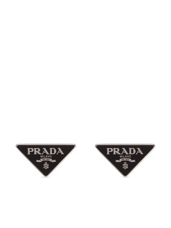 Prada Prada Symbole Stud Earrings - Farfetch