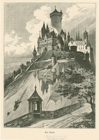 gothic castle art illustration