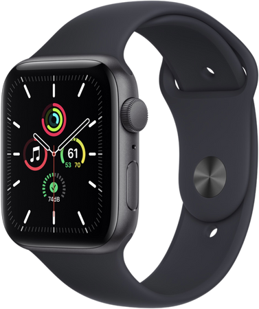 space gray Apple Watch
