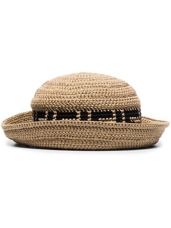Fendi FF Crochet Bucket Hat - Farfetch