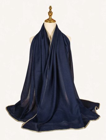 dark blue shawl